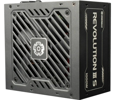 Enermax Revolution Revolution III S 1000 W Black | 80 Plus et Cybenetics Platinum | Bloc d'alimentation ATX 3.1 entièrement modulaire | PCIe 5.1 12V-2x6 | Ventilateur silencieux 120 mm FDB semi-ventilateur | 105