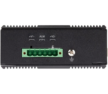 Startech.com Industrial 6 Port Gigabit Ethernet Switch 4 PoE RJ45 +2 SFP Slots 30W PoE+ 12-48VDC 10/100/1000 Rugged Power Over Ethernet LAN Switch -40C to 75C DIN Monteerbaar