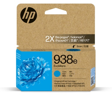 HP 938e EvoMore originele cyaan inktcartridge