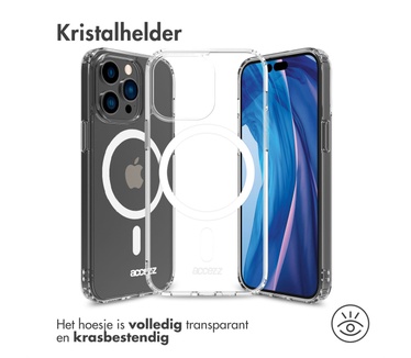 Accezz Clear Backcover met MagSafe iPhone 14 Pro Max - Transparant