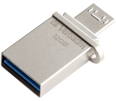 Verbatim Store 'n' Go OTG Micro Drive 32GB Aluminium