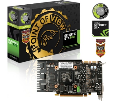 Point of View GeForce GTX 670 TGT Performance Boost DualFan