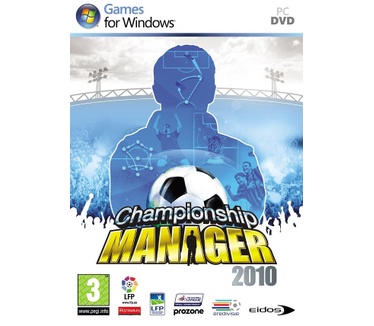 Packshot voor Championship Manager 2010