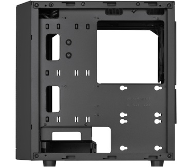 Silverstone PS15 (zonder RGB fans en met stalen zijpaneel) Zwart
