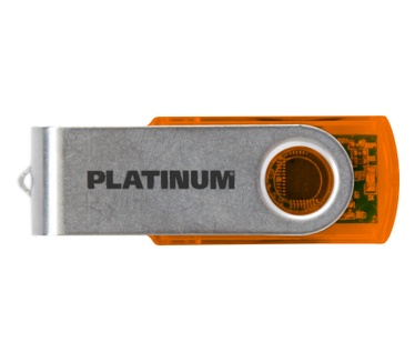 Bestmedia Platinum HighSpeed USB Stick Twister 4GB Oranje