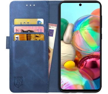 Rosso Element Samsung Galaxy A51 Hoesje Book Cover Blauw (Galaxy A51) Blauw
