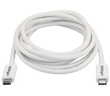 Startech.com Thunderbolt 3 USB-C kabel 20Gbps Thunderbolt, USB en DisplayPort compatibel 2m wit
