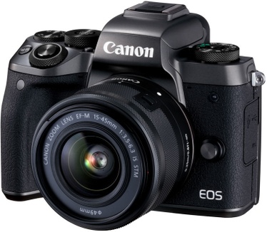 Canon M5 + EF-M 15-45mm f/3.5-6.3 IS STM Zwart