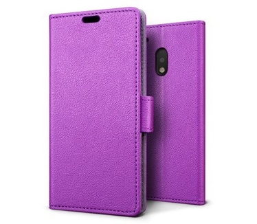 qMust Motorola Moto G4 / G4 Plus Wallet Case - TPU frame - Purple