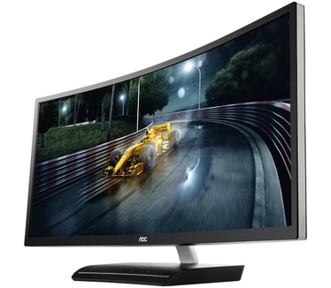 AOC C3583FQ Zilver, Zwart