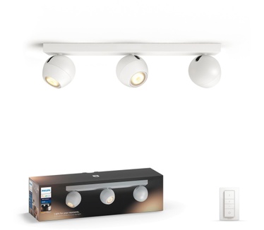Philips Hue Buckram Spotlamp Wit (3-spot)