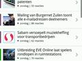 Screenshots Tweakers.net-Android-app