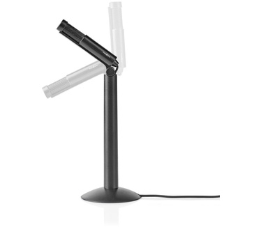 Nedis 3.5mm, Omni-directioneel, 2200 Ohm, Bedraad, Kunststof, Zwart, 1.80 m Kabellengte