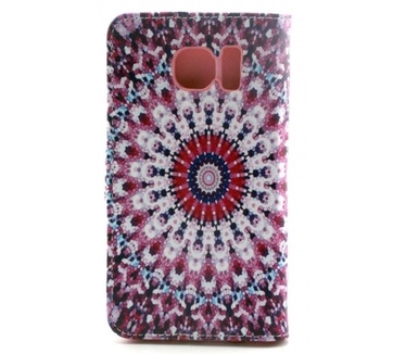 Kees Portemonnee Hoesje Samsung Galaxy S6 - Mandala Flower