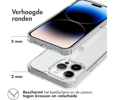 Accezz Xtreme Impact Backcover iPhone 15 Pro Max - Transparant