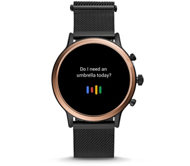 Fossil Gen 5 Julianna HR Black Stainless Steel Rosé Goud (Zwart)