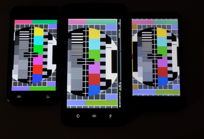 Scherm Samsung Galaxy S, Dell Streak en HTC HD2