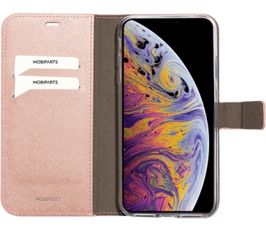 Mobiparts Saffiano Wallet Case Apple iPhone XS Max Pink