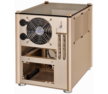 Lian Li PC-Q36WG Mini-ITX - gold Window