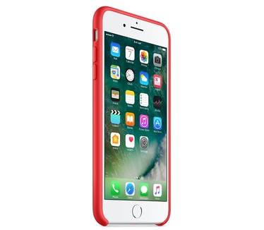 Apple iPhone 7 plus Siliconenhoesje  Rood