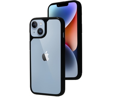 Mobiparts Rugged Clear Case Apple iPhone 14 Black