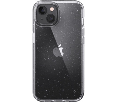 Speck Presidio Perfect Clear Glitter Apple iPhone 13 Clear / Platinum Glitter - with Microban