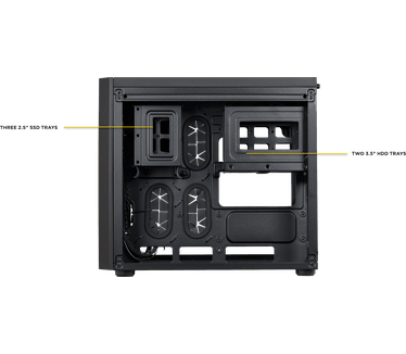 Corsair Crystal 280X Zwart