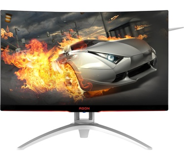 AOC AG272FCX Zilver, Zwart
