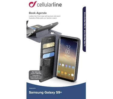 Cellular Line Book Agenda (Galaxy S9+) Zwart