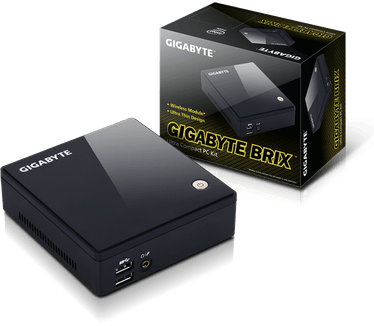 Gigabyte BRIX GB-BXi3-5010 - Barebone - Ultra Compact PC Kit - 1 x