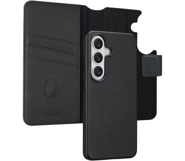 Accezz Leather Bookcase 2-in-1 met MagSafe Samsung Galaxy S26 Plus - Onyx Black