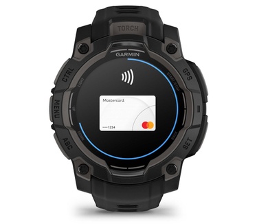 Garmin Instinct 3, 45mm, AMOLED, Zwart (Zwart)