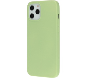 Mobiparts Silicone Cover Apple iPhone 12 Pro Max Pistache Green