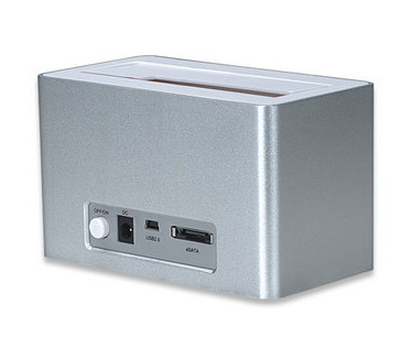 IC Intracom eSATA Quick Dock Zilver