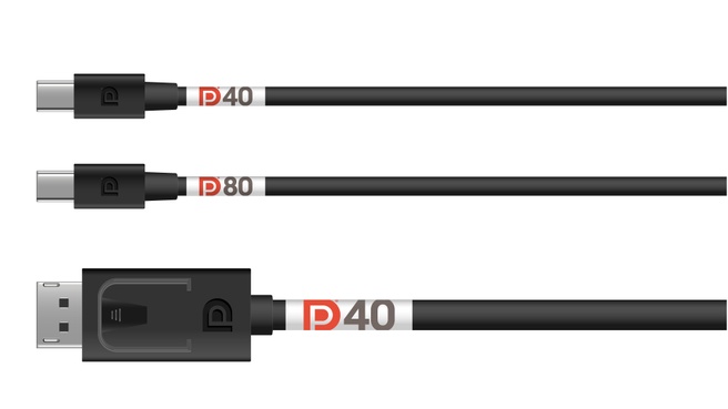 VESA DP40- en DP80-kabels