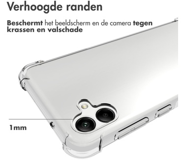 Accezz Clear Backcover Samsung Galaxy A04 - Transparant