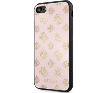 Guess Glitter Peony Hard Case - Apple iPhone 7/8 (4,7") - Roze  Roze