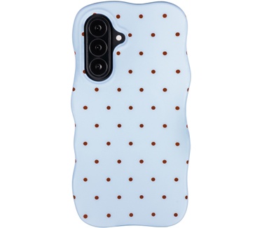 Selencia Vivid Wavy Backcover met MagSafe voor de Samsung Galaxy A37 (5G) - Happy Dots Digital Sky