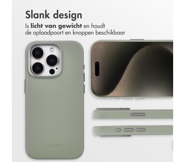 Accezz MagSafe Leather Backcover