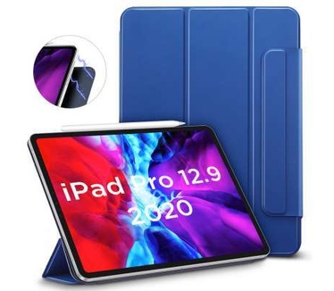 esr Apple iPad Pro 12.9 2020 Yippee Magnetic Smart Tri-Fold Case - blauw