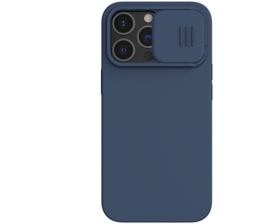 Nillkin CamShield Magnetic Silicone - iPhone 13 Pro (6.1") Blauw