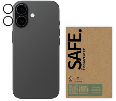 PanzerGlass SAFE. by PanzerGlass® Camera Lens Protector Transparent iPhone 17 | iPhone 16 | 16 Plus | Bulk
