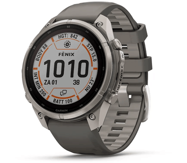 Garmin fēnix 9 Pro Solar, 47mm, InReach, Titanium (Grijs)