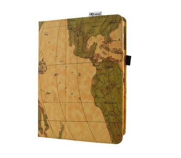 i12Cover Retro Case Samsung Galaxy TabPro 10.1 Worldmap Design