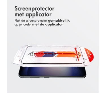 Accezz glas screenprotector met anti-dust applicator