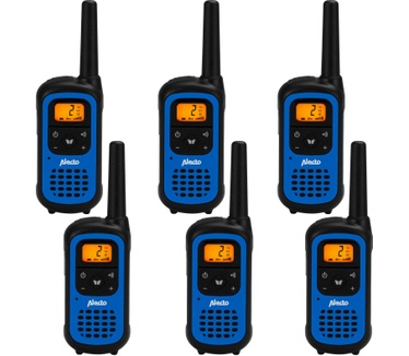 Alecto FR-100 Walkie Talkie set van 6 stuks