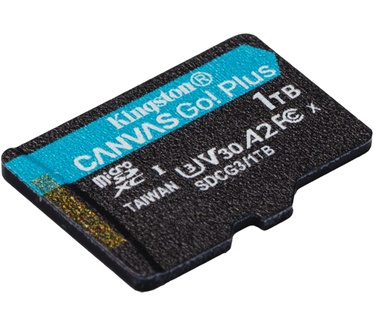 Kingston 1TB microSDXC Canvas Go Plus 170R A2 U3 V30 enkel pakket zonder ADP