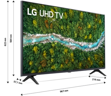 LG 43UP77006LB Zwart