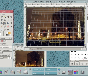 The Gimp screenshot