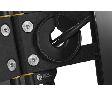 BakkerElkhuizen BE Universal Crossbar, Twee schermen met slechts één monitorarm.